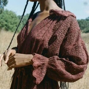 Dôen Persephone Dress in Antique Walnut XS NWT